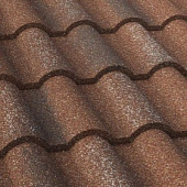 Купить Черепица Decra Roman композитная Средиземноморская терракота по низкой цене