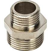 Купить Ниппель Stout переходной SFT-0004-003412 3/4х1/2 дюйма никелированный с наружной резьбой по низкой цене