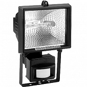 Купить Прожектор TDM ИО500Д SQ0302-0012 IP54 черный галогенный с датчиком движения по низкой цене