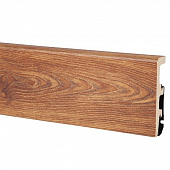 Деревянный, металлический, пластиковый напольный плинтус.