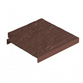Купить Накладка угловая Docke для бордюра Земляная 132х132 мм по низкой цене