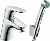 Купить Смеситель Hansgrohe Focus для раковины c гигиеническим душем 31926000 по низкой цене