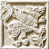 Купить Барельеф KR Professional Владимирская Русь Семаргл 80730 из искусственного камня бежевый по низкой цене