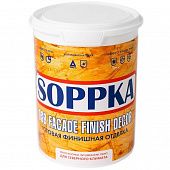 Купить Краска Soppka OSB Facade Finish Decor фасадная огнебиозащитная 1 кг по низкой цене