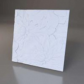 Купить Стеновая 3D панель Relieffo Flora 054 из пенополиуретана 600x600x30 мм по низкой цене