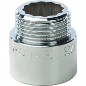 Купить Удлинитель Stout SFT-0002-003420 3/4 дюйма 20 мм хромированный с внутренней и наружной резьбой по низкой цене