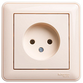 Купить Розетка Schneider Electric W59 RS16-153-28 одноместная без заземления Слоновая кость по низкой цене
