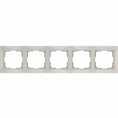Купить Рамка Werkel Snabb Basic WL03-Frame-05 Слоновая кость пятиместная по низкой цене