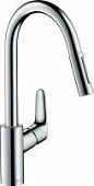 Купить Смеситель Hansgrohe Focus для кухни c душем 31815800 по низкой цене