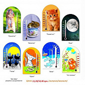 Купить Термометр-сувенир на липучке Зоо мир по низкой цене