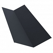 Купить Ендова Grand Line Quarzit lite RAL 7024 верхняя, 145х145 мм по низкой цене
