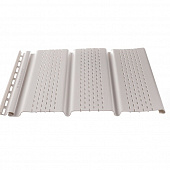 Купить Софит Docke Т4 Пломбир с полной перфорацией 3050х305 мм виниловый по низкой цене