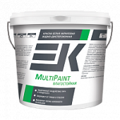 Купить Краска ЕК MultiPaint белая акриловая водно-дисперсионная влагостойкая 14 кг по низкой цене