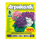 Купить Удобрение для комнатных растений Агрикола 25 г по низкой цене