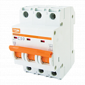 Купить Автоматический выключатель TDM electric ВА 47-29 4,5 кА С 50А 3П по низкой цене