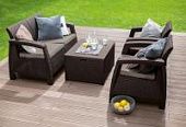 Купить Комплект Allibert Corfu Box Set со столиком-сундуком по низкой цене
