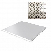 Купить Потолок кассетный Cesal К90 Мозаика серебряная 046D объемный 300х300 мм по низкой цене