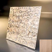 Купить Стеновая 3D панель Relieffo Car (Дуб) Д043Д 600х600х30 мм по низкой цене