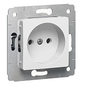Купить Розетка Legrand Cariva 773616 одноместная без заземления белый по низкой цене