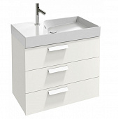 Купить Тумба Jacob Delafon Rythmik EB1309-G1C под раковину белый блестящий лак 795х450х634 мм по низкой цене