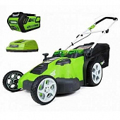 Купить Газонокосилка Greenworks G40LM49DBK4 TwinForce аккумуляторная по низкой цене