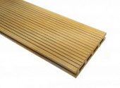 Купить Доска ДПК террасная, дуб золотой, 26х162х3000 мм по низкой цене