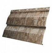 Купить Сайдинг Grand Line Корабельная Доска Colority Print Sand Stone, металлический, 0,5 мм по низкой цене