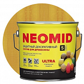 Купить Пропитка Neomid Bio Color Ultra для древесины Калужница 2,7 л по низкой цене