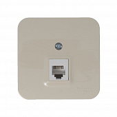Купить Розетка телефонная Schneider Electric Бланка бежевая по низкой цене