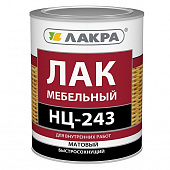 Купить Лак Лакра мебельный НЦ-243 матовый 0,7 кг по низкой цене