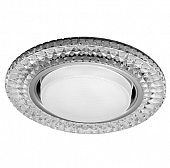 Купить Светильник Italmac Emilia LED 53 1 70 GX53 с подсветкой прозрачный 15 Вт светодиодный встраиваемый по низкой цене