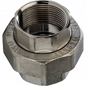 Купить Соединитель Stout разъемный американка SFT-0034-000114 1 1/4 дюйма никелированное с внутренней резьбой по низкой цене