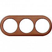 Купить Рамка Werkel Legend WL15-frame-03 итальянский орех трехместная по низкой цене