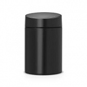 Купить Бак Brabantia Slide Bin мусорный, черный, 5 л по низкой цене