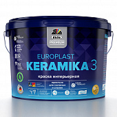 Купить Краска интерьерная dufa PREMIUM Europlast Keramika 3 белая 2,5 л база 1 по низкой цене