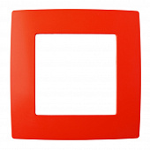 Купить Рамка ЭРА 1 пост красная по низкой цене