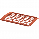 Купить Решетка желоба Технониколь ПВХ D125/82 мм красная по низкой цене