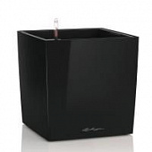 Купить Кашпо Lechuza Cube Premium Complete black high gloss 50х50x50 см по низкой цене