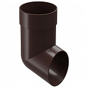 Купить Отвод трубы Docke ПВХ Standard D120/80 мм темно-коричневый по низкой цене
