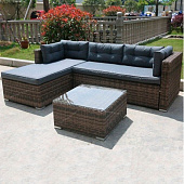 Купить Комплект мебели Афина-Мебель AFM-302 Brown/Grey коричневый по низкой цене