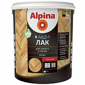 Купить Лак Alpina Аква акриловый, для паркета и полов, глянцевый 10 л по низкой цене