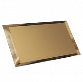 Купить Плитка ДСТ ПЗБм1-02 зеркальная прямоугольная с фацетом 10 мм бронзовая 480х120 мм по низкой цене