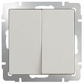 Купить Выключатель Werkel WL03-SW-2G-ivory двухклавишный Слоновая кость по низкой цене