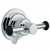 Купить Крючок Timo Beverly TR-053 chrome для ванной двойной на вакуумной присоске по низкой цене