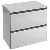 Купить Тумба Jacob Delafon Soprano EB1339-N18 белая блестящая 710х450х650 мм по низкой цене