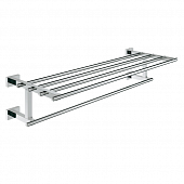 Купить Полотенцедержатель Grohe Essentials Cube с полкой 40512001 по низкой цене