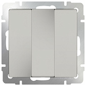 Купить Выключатель Werkel WL03-SW-3G-ivory трехклавишный Слоновая кость по низкой цене