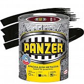 Купить Краска Panzer для металла молотковая черная 0,75 л по низкой цене