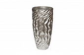 Купить Ваза Garda Decor ZSC1410-18,5 серебро 29х29х47 см по низкой цене