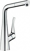 Купить Смеситель Hansgrohe Metris для кухни c душем 14821000 по низкой цене